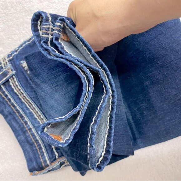 Rock Revival Ciel Easy Capri Med Wash Cropped Jeans Capri Pants 29 - Picture 8 of 15